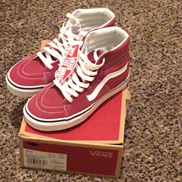 Vans Shoes - New! Vans Sneakers Rose/White